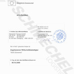 STG AEO Certificate